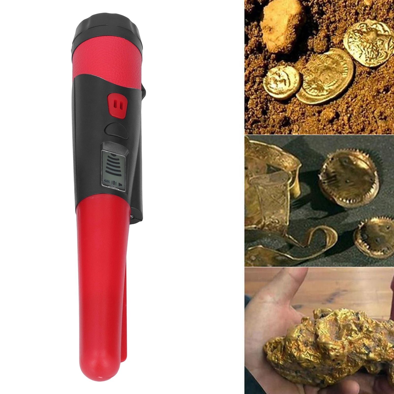 Metal Detector Professional High Sensitivity Portable Handheld Metal Detector with LCD Display Flashlight V1294-YM0523-3111220069211