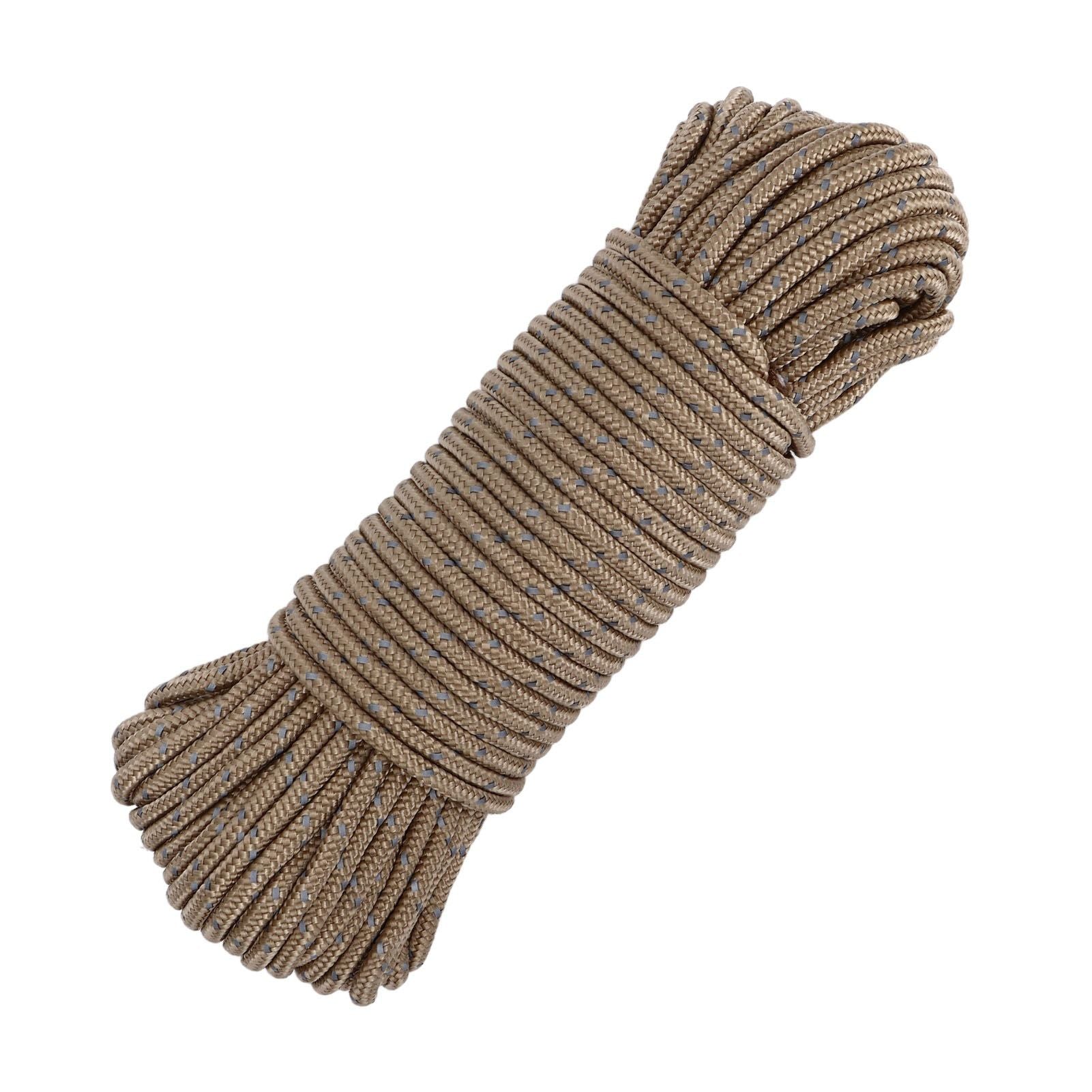 20m Camping Cord 3.5mm Diameter Reflective Tent Rope Camping High Strength Guyline for Ourdoor V1294-YM0523-3111220069411