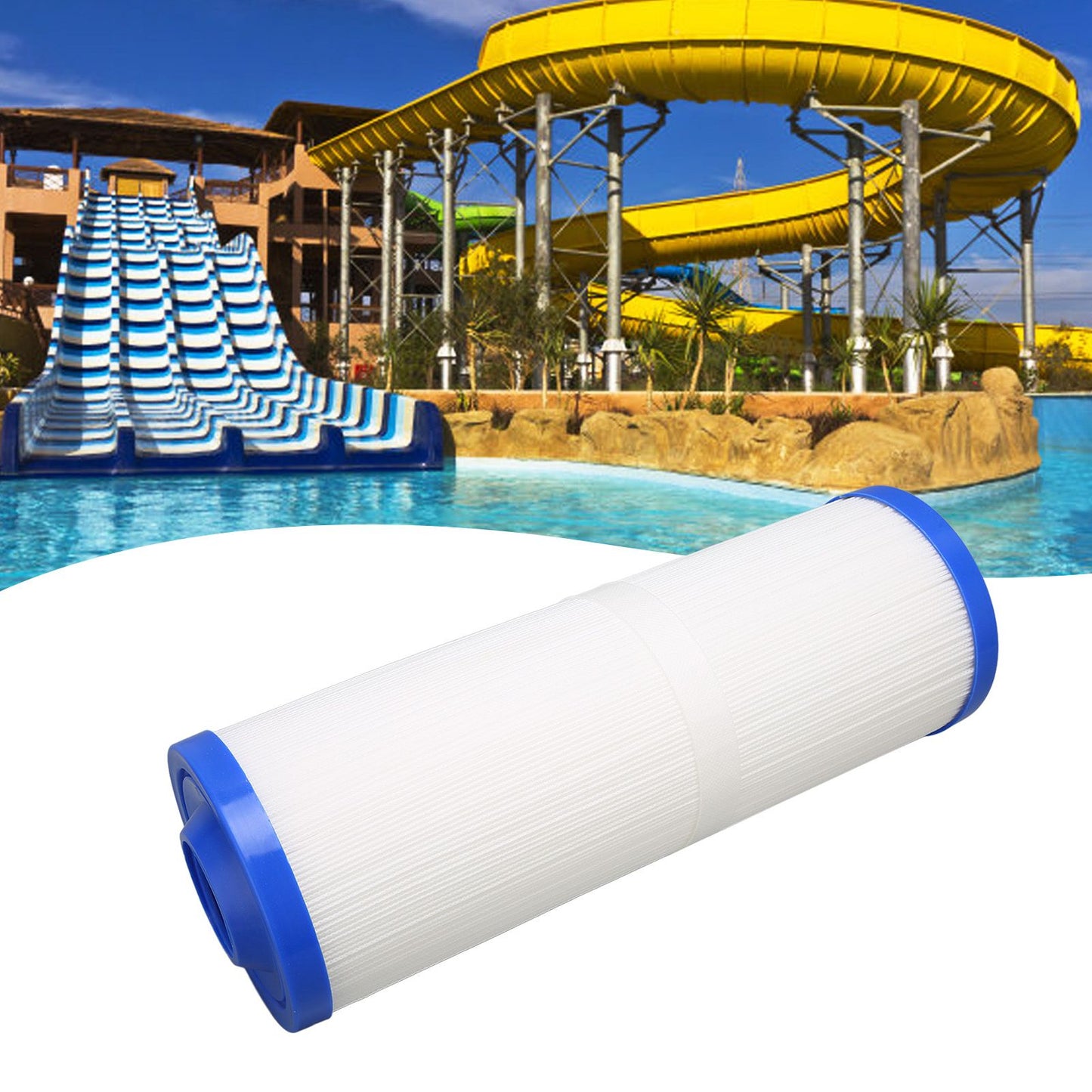 Pool Filter Polyester Mesh Children's SPA Filter Element Replacement for Pleatco PWW50L V1294-YM0523-3111220070111