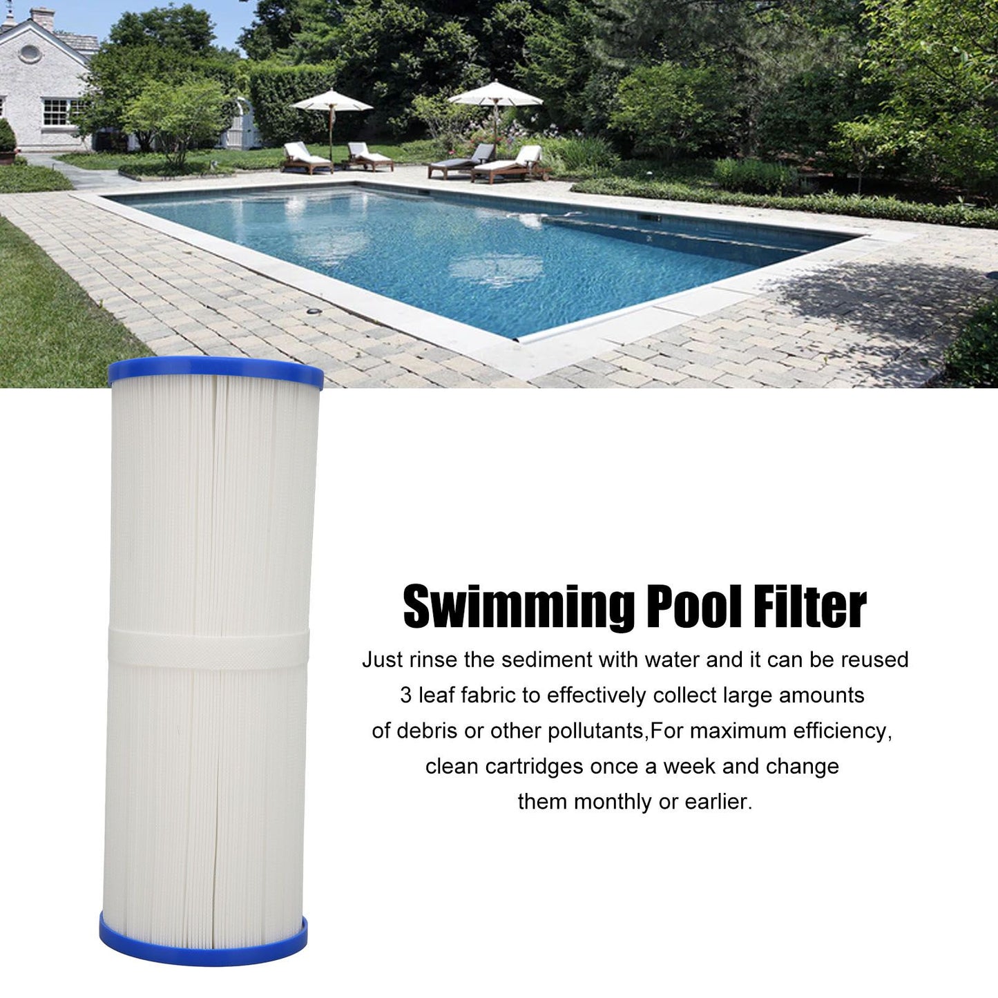 Swimming Pool Filter SPA Filter Element Replacement Children's Pool Filter for Pleatco PRB50 IN V1294-YM0523-3111220070411