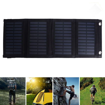 Solar Panel Charger 20W 5.5V Foldable Portable Strong Power Output Solar Charger for Charging Mobile Phones V1294-YM0523-3111220071311