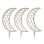 3 Pcs Vines Climbing Support Unique Design Composite Wood 30cm Flower Climbing Rack for Plant Modeling Moon V1294-YM0523-3111220072111