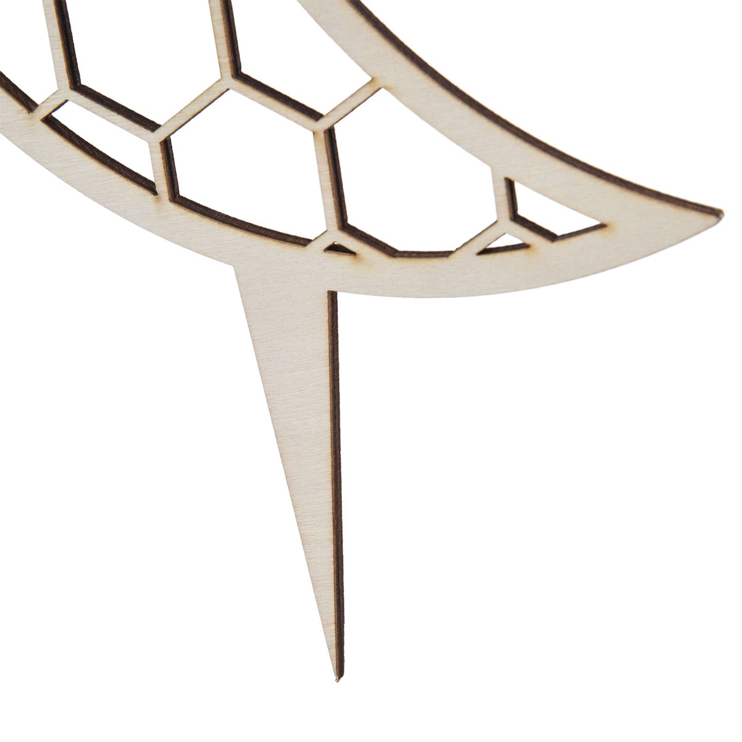 3 Pcs Vines Climbing Support Unique Design Composite Wood 30cm Flower Climbing Rack for Plant Modeling Moon V1294-YM0523-3111220072111