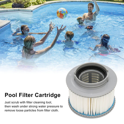 2Pcs Pool Filter Cartridge Filter Element Replacement for MSPA 2089 Winter Hot Tubs Spas Children's Swimming V1294-YM0523-3111220072511