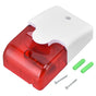 Mini Strobe Siren Wired Alarm Strobe Flashing Light Horn Flash Sound Siren for Home Security Alarm System V1294-YM0523-3111220072611