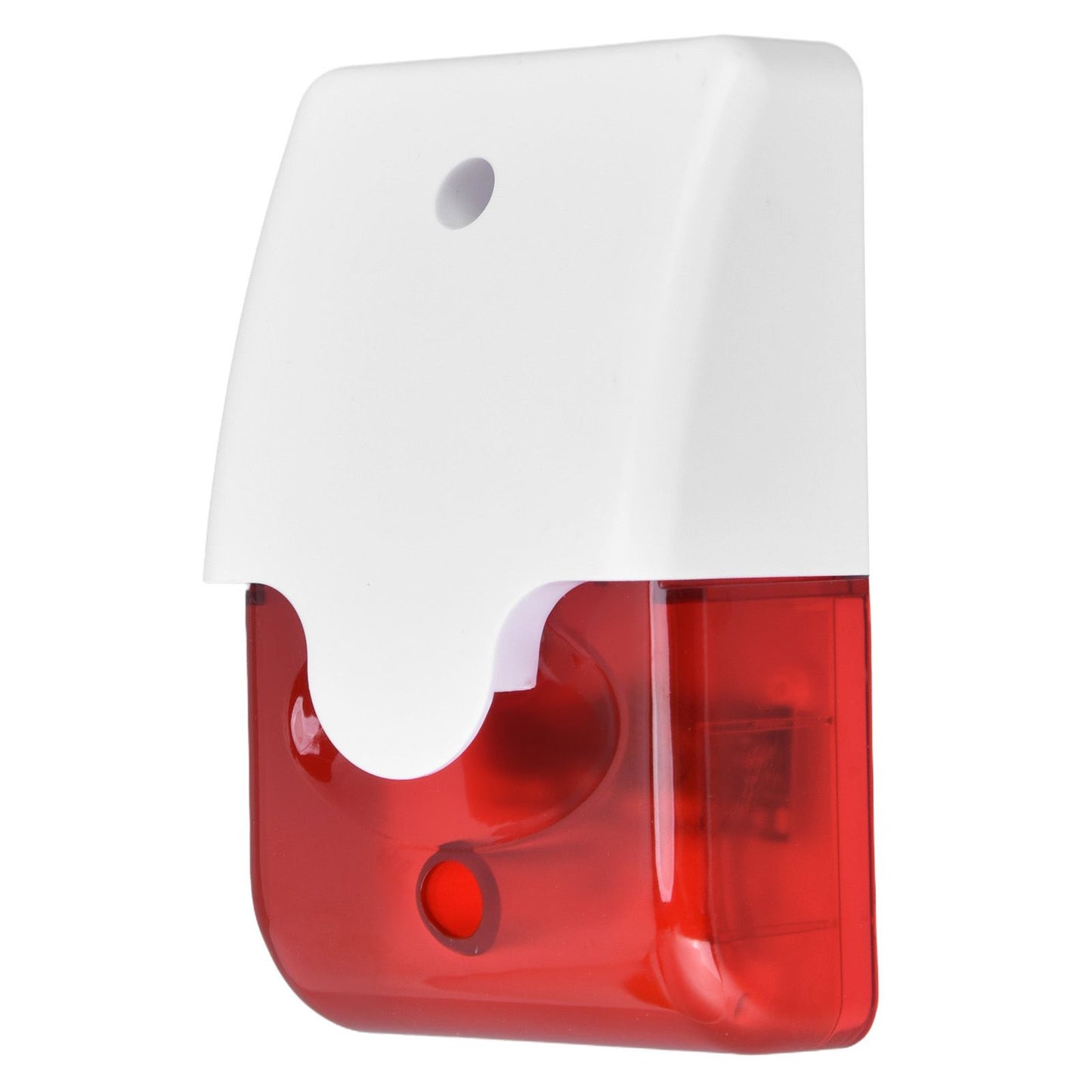 Mini Strobe Siren Wired Alarm Strobe Flashing Light Horn Flash Sound Siren for Home Security Alarm System V1294-YM0523-3111220072611