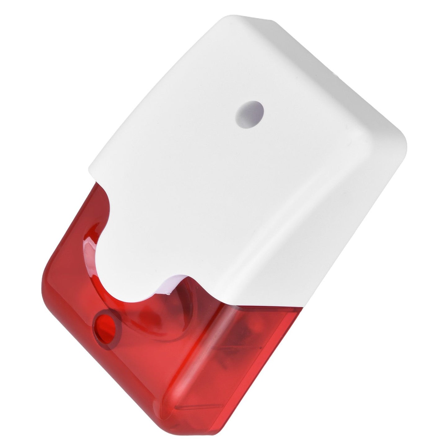 Mini Strobe Siren Wired Alarm Strobe Flashing Light Horn Flash Sound Siren for Home Security Alarm System V1294-YM0523-3111220072611