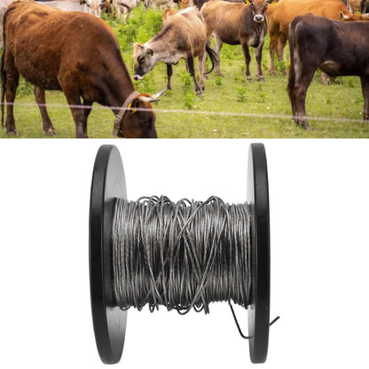 100m Electronic Fence Wire High Voltage Pulse Electronic Fence Aluminum Magnesium Alloy Wirerope V1294-YM0523-3111220072811