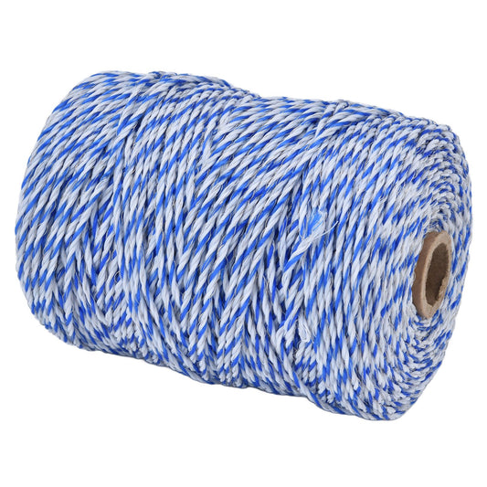 3mm 200 Meters Electric Fence Polywire Portable Electric Fence Rope Conductive Rope for Livestock Breeding V1294-YM0523-3111220073011