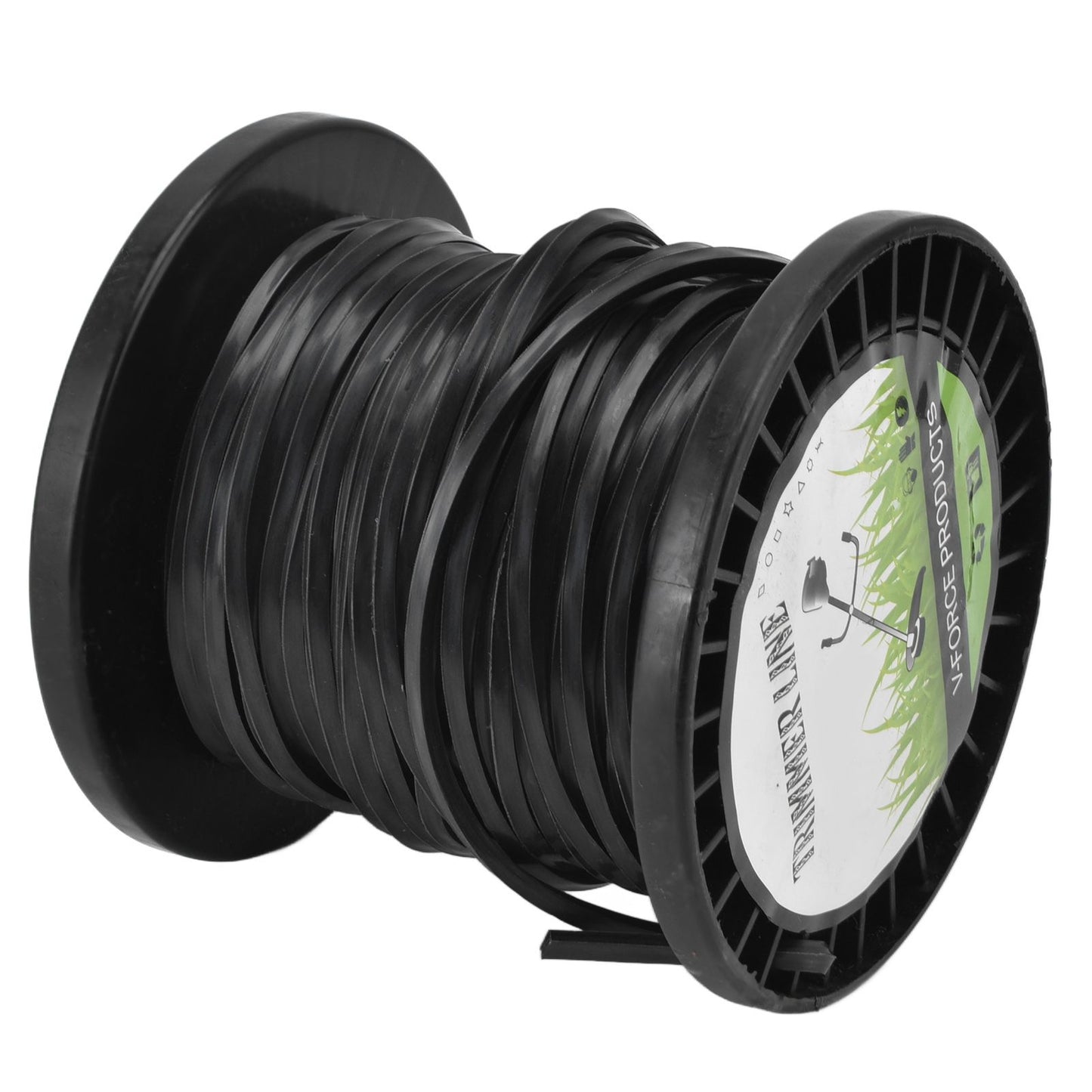3.3mm String Trimmer Line High Cutting Efficiency Low Noise Quadrate Black Trimmer Line for Most Lawn Mowers V1294-YM0523-3111220074211