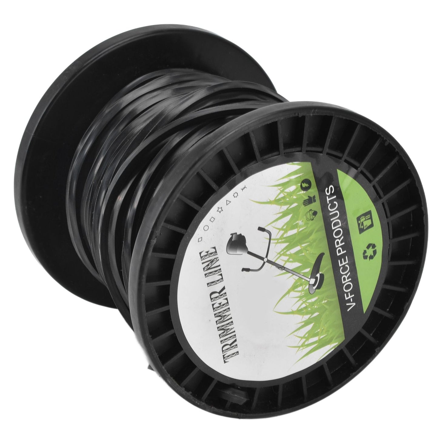 3.3mm String Trimmer Line High Cutting Efficiency Low Noise Quadrate Black Trimmer Line for Most Lawn Mowers V1294-YM0523-3111220074211