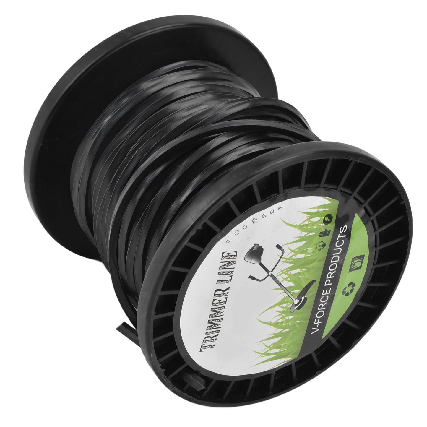3.3mm String Trimmer Line High Cutting Efficiency Low Noise Quadrate Black Trimmer Line for Most Lawn Mowers V1294-YM0523-3111220074211