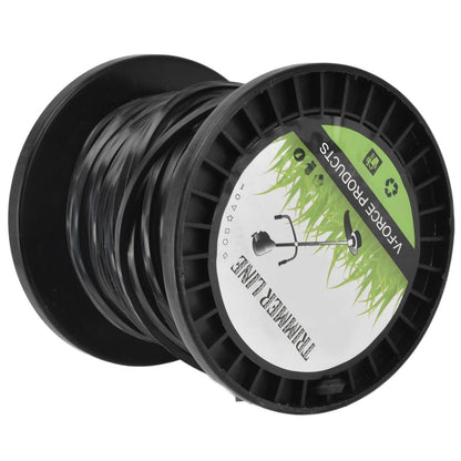 3.3mm String Trimmer Line High Cutting Efficiency Low Noise Quadrate Black Trimmer Line for Most Lawn Mowers V1294-YM0523-3111220074211