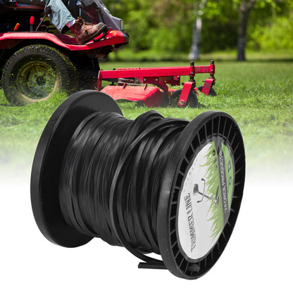 3.3mm String Trimmer Line High Cutting Efficiency Low Noise Quadrate Black Trimmer Line for Most Lawn Mowers V1294-YM0523-3111220074211