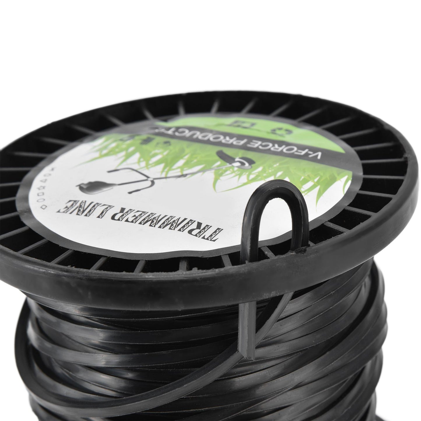 3.3mm String Trimmer Line High Cutting Efficiency Low Noise Quadrate Black Trimmer Line for Most Lawn Mowers V1294-YM0523-3111220074211