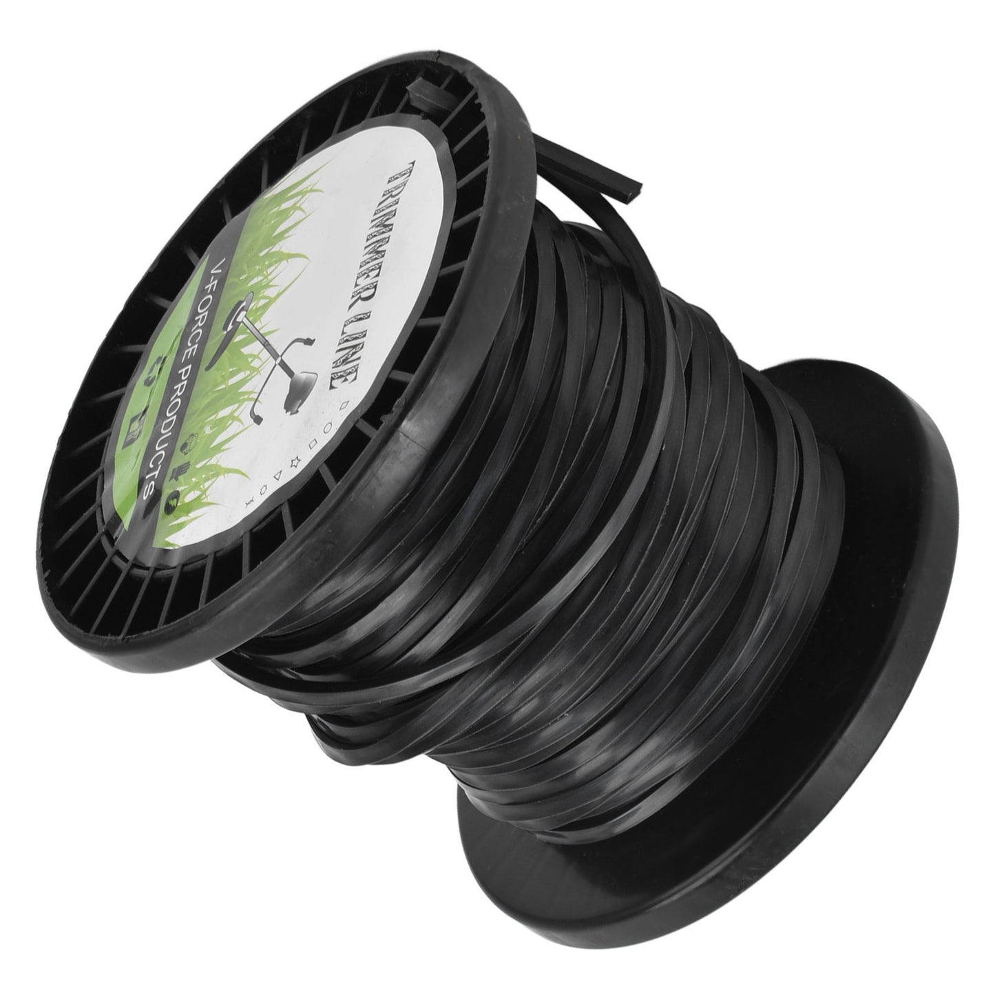 3.3mm String Trimmer Line High Cutting Efficiency Low Noise Quadrate Black Trimmer Line for Most Lawn Mowers V1294-YM0523-3111220074211