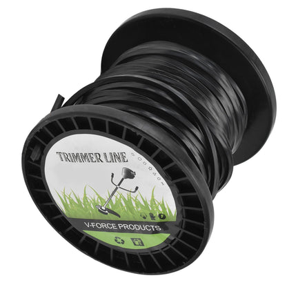 3.3mm String Trimmer Line High Cutting Efficiency Low Noise Quadrate Black Trimmer Line for Most Lawn Mowers V1294-YM0523-3111220074211