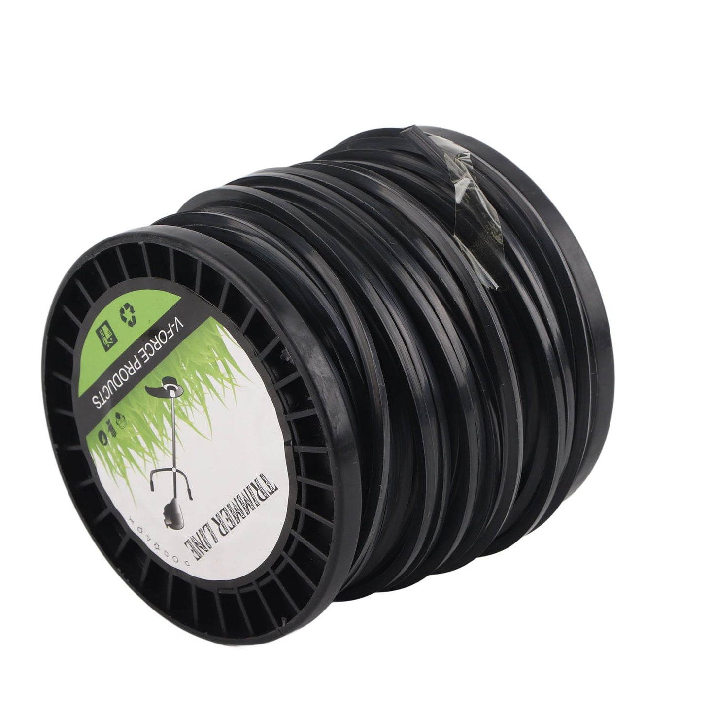 3.3mm String Trimmer Line High Cutting Efficiency Low Noise Quadrate Black Trimmer Line for Most Lawn Mowers V1294-YM0523-3111220074212