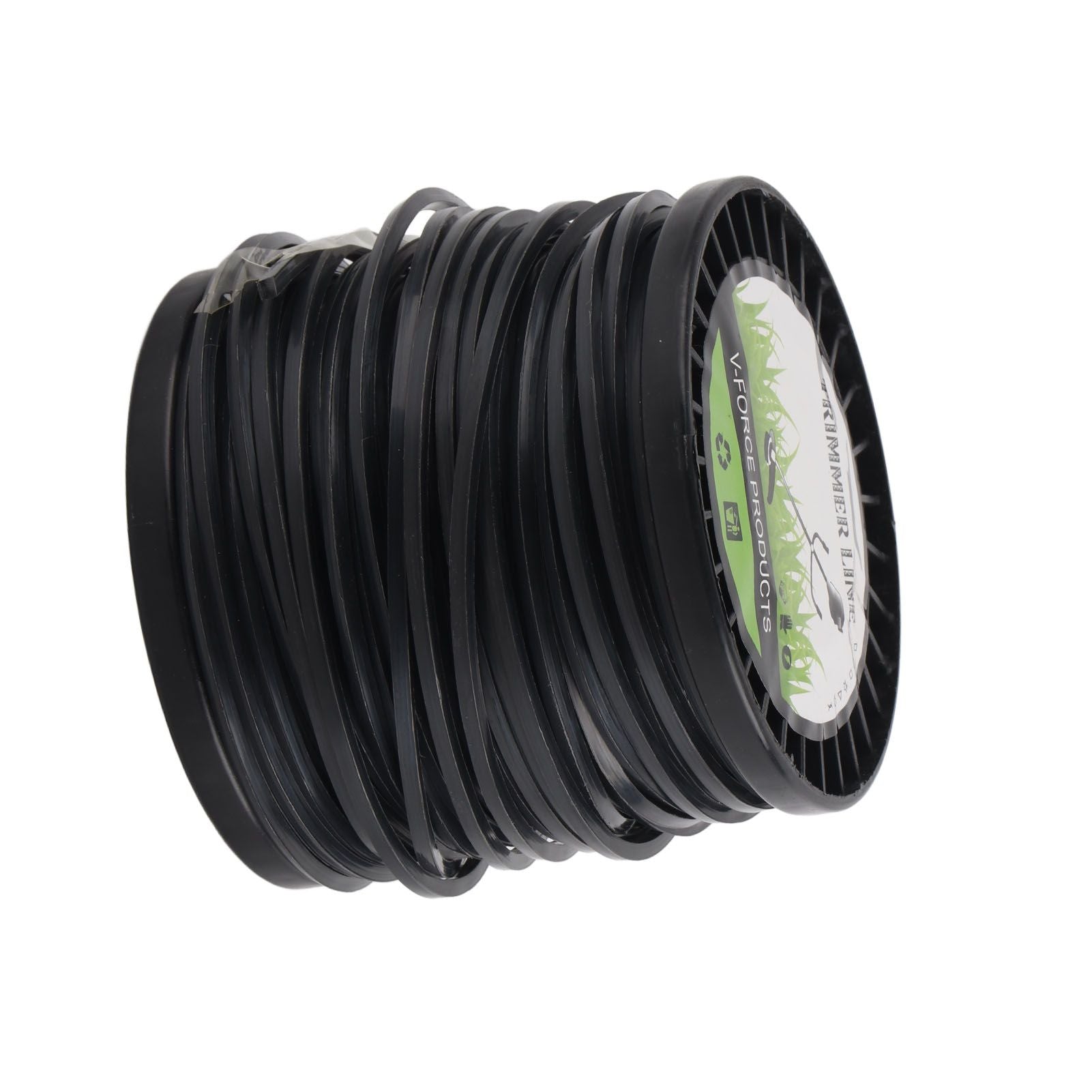 3.3mm String Trimmer Line High Cutting Efficiency Low Noise Quadrate Black Trimmer Line for Most Lawn Mowers V1294-YM0523-3111220074212