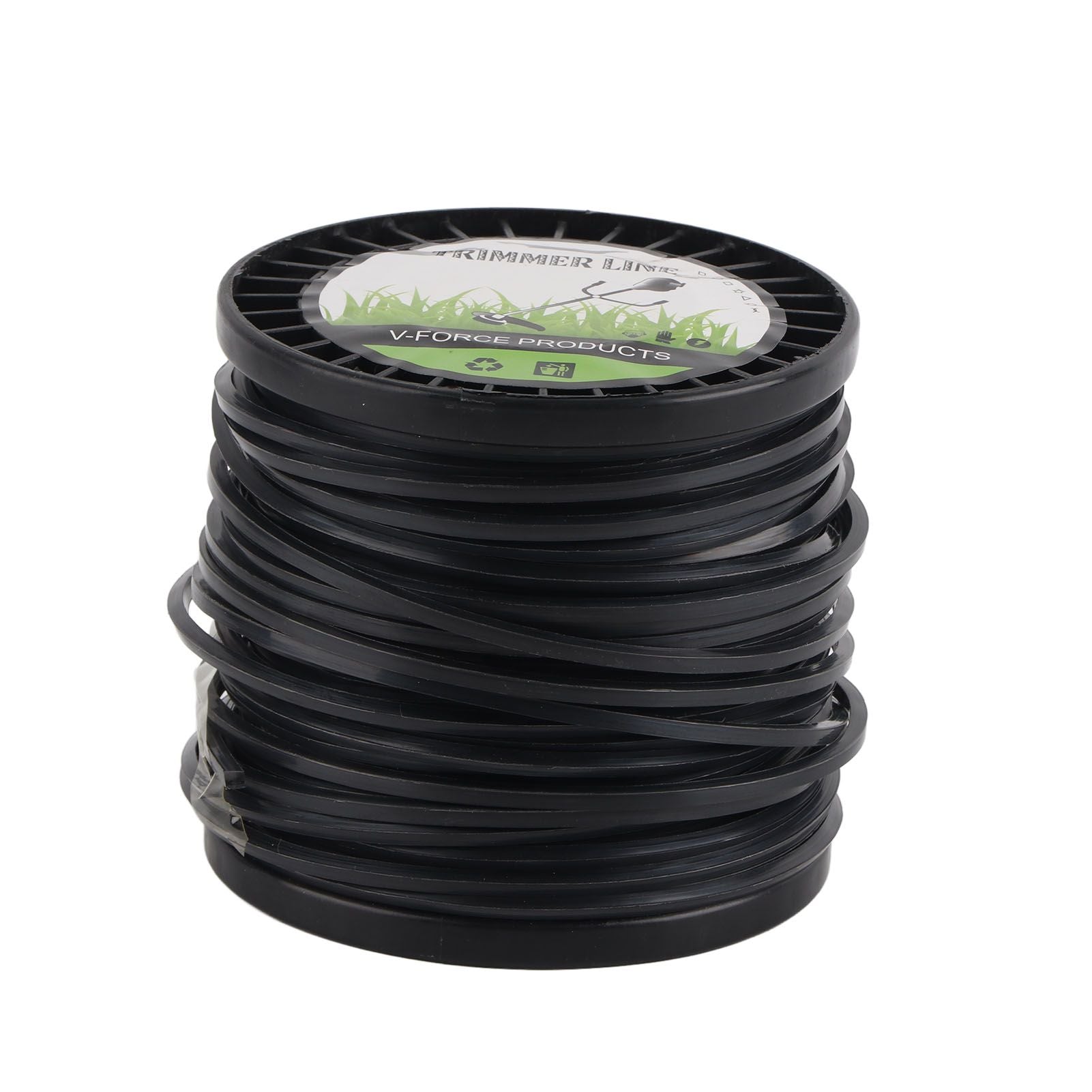 3.3mm String Trimmer Line High Cutting Efficiency Low Noise Quadrate Black Trimmer Line for Most Lawn Mowers V1294-YM0523-3111220074212