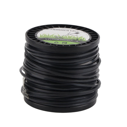 3.3mm String Trimmer Line High Cutting Efficiency Low Noise Quadrate Black Trimmer Line for Most Lawn Mowers V1294-YM0523-3111220074212