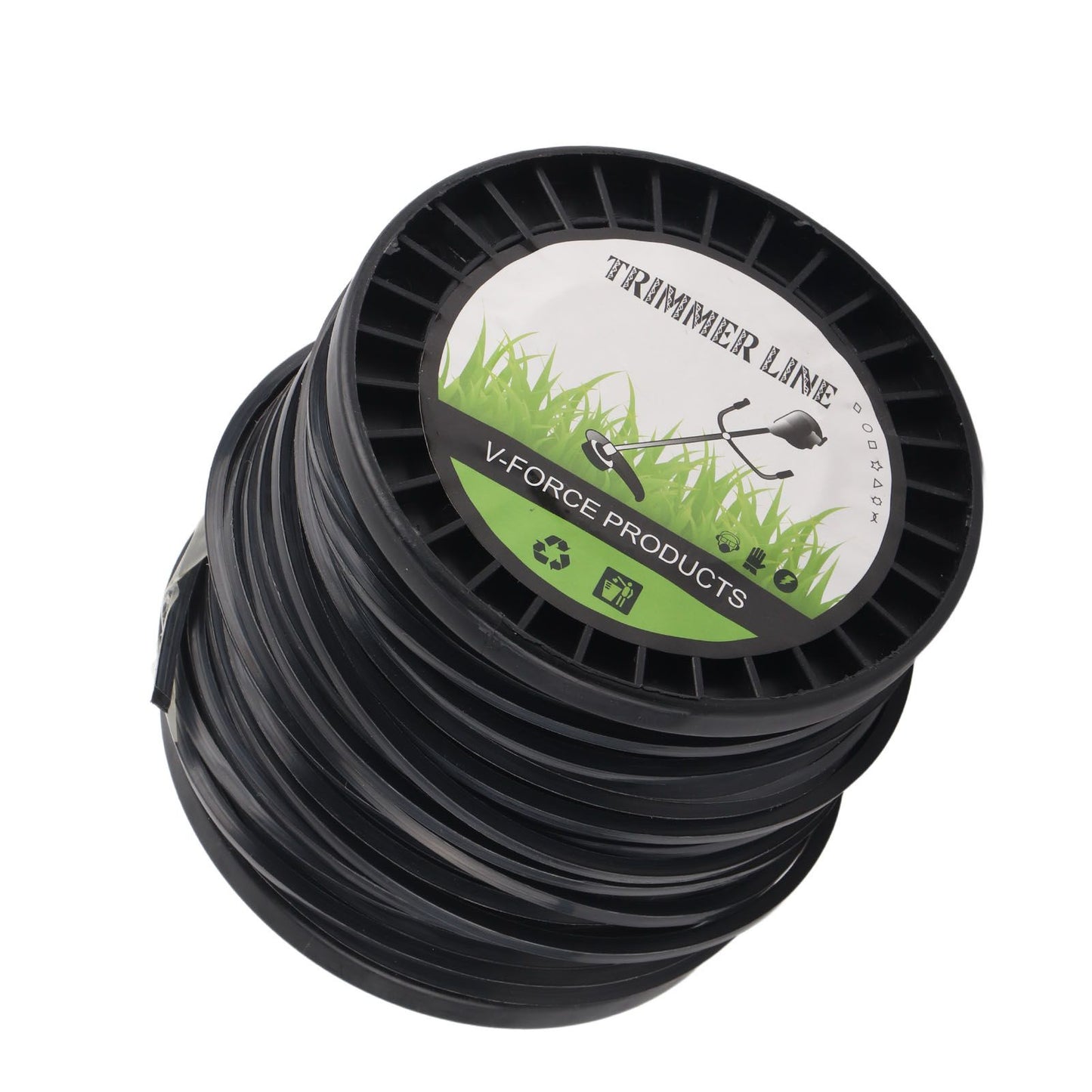 3.3mm String Trimmer Line High Cutting Efficiency Low Noise Quadrate Black Trimmer Line for Most Lawn Mowers V1294-YM0523-3111220074212