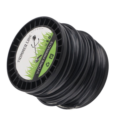 3.3mm String Trimmer Line High Cutting Efficiency Low Noise Quadrate Black Trimmer Line for Most Lawn Mowers V1294-YM0523-3111220074212