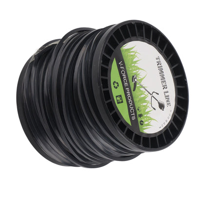 3.3mm String Trimmer Line High Cutting Efficiency Low Noise Quadrate Black Trimmer Line for Most Lawn Mowers V1294-YM0523-3111220074212