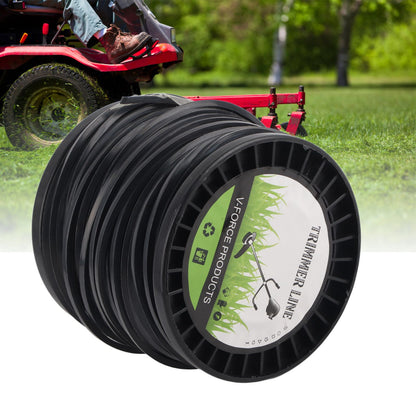 3.3mm String Trimmer Line High Cutting Efficiency Low Noise Quadrate Black Trimmer Line for Most Lawn Mowers V1294-YM0523-3111220074212