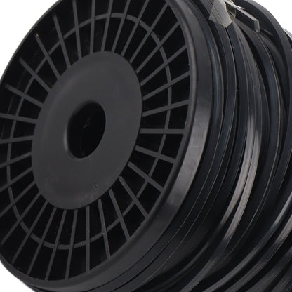 3.3mm String Trimmer Line High Cutting Efficiency Low Noise Quadrate Black Trimmer Line for Most Lawn Mowers V1294-YM0523-3111220074212