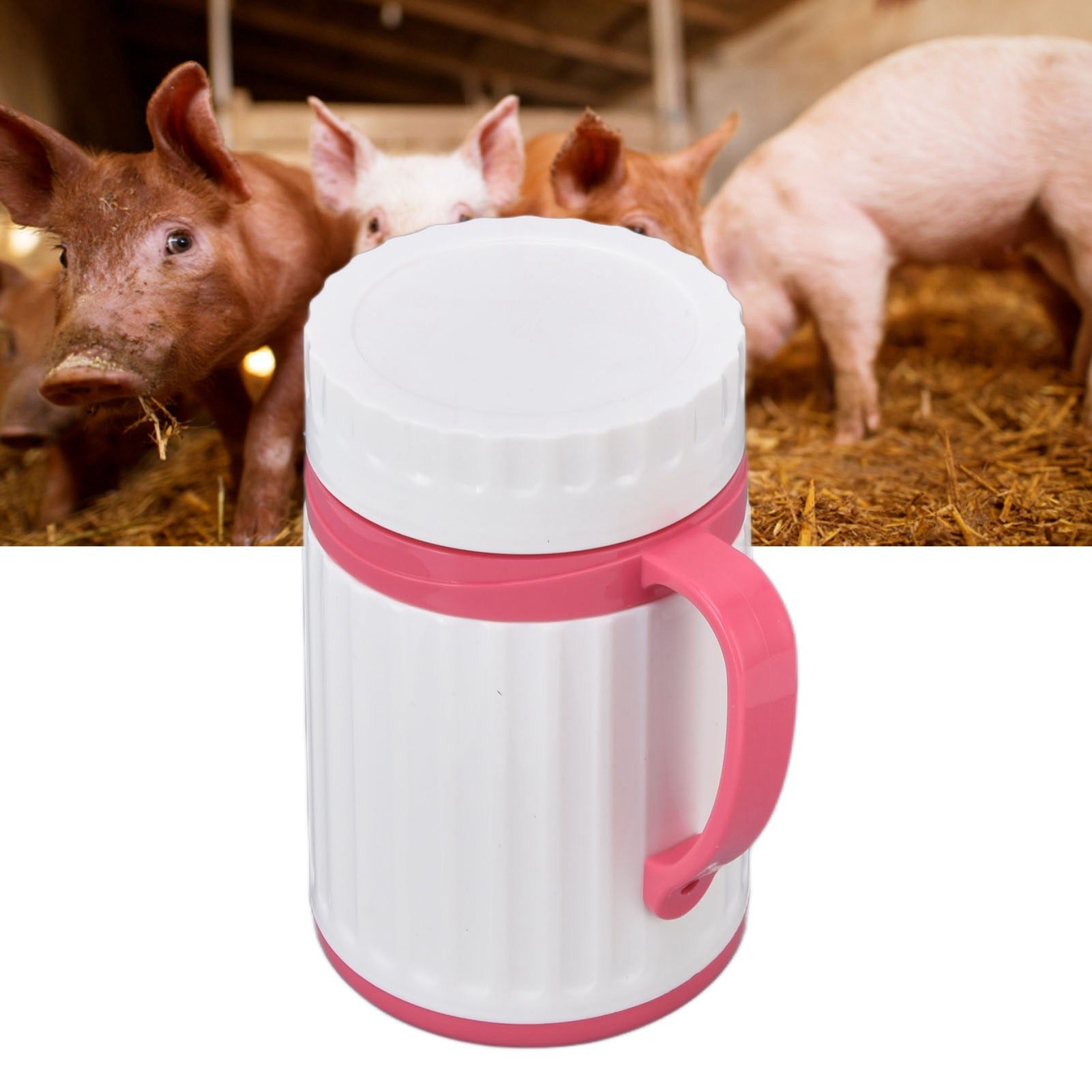 Pig Semen Insulation Cup Stainless Steel Liner Pig Semen Collection Cup for Pig Artificial Insemination V1294-YM0523-3111220075511