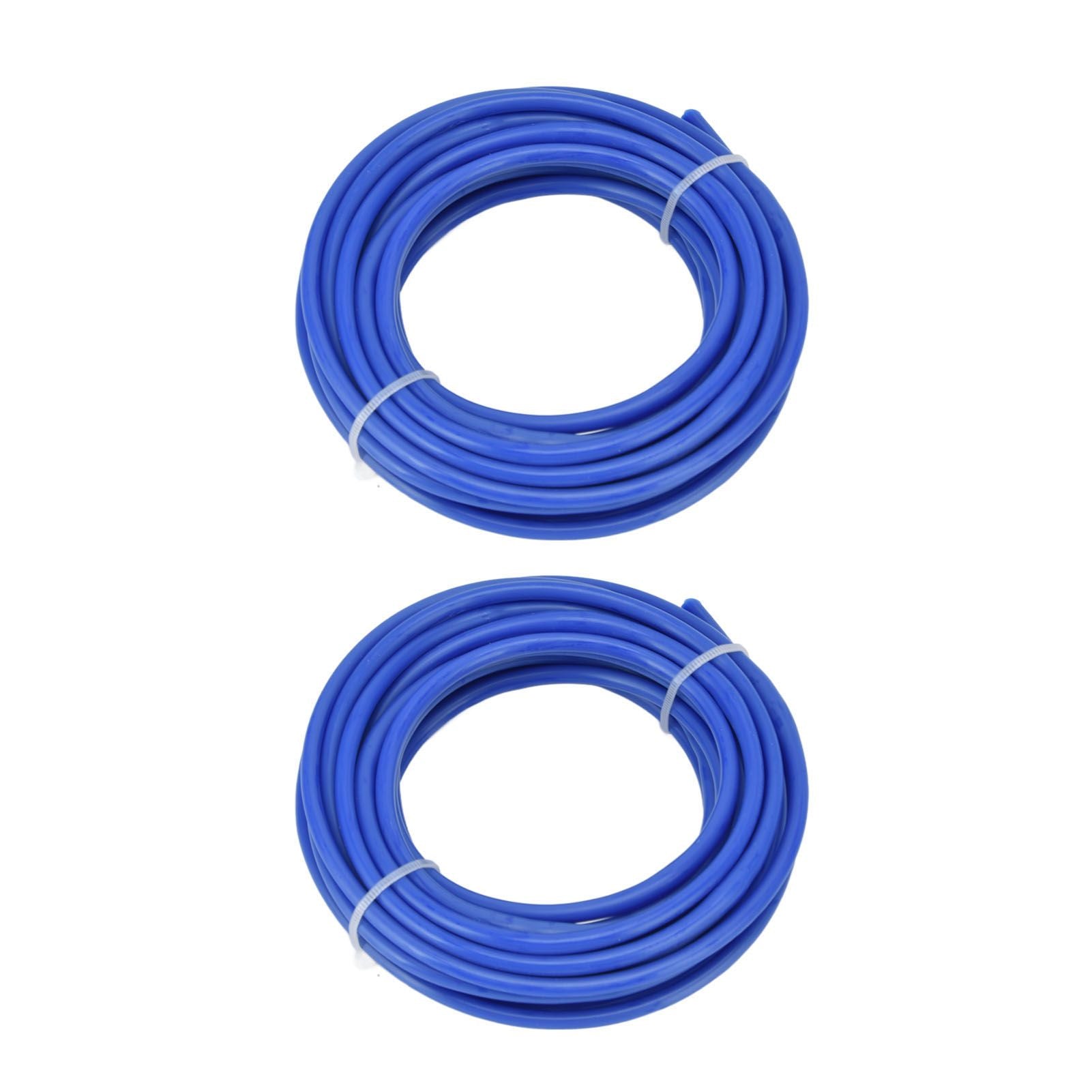 2PCS 4mm String Trimmer Line Nylon Round Trimmer Line Blue Lawn Mower Accessories for Husqvarna 5m / 16.4ft V1294-YM0523-3111220075811