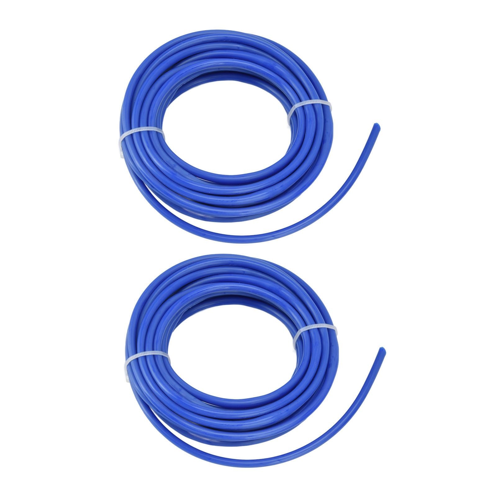 2PCS 4mm String Trimmer Line Nylon Round Trimmer Line Blue Lawn Mower Accessories for Husqvarna 5m / 16.4ft V1294-YM0523-3111220075811