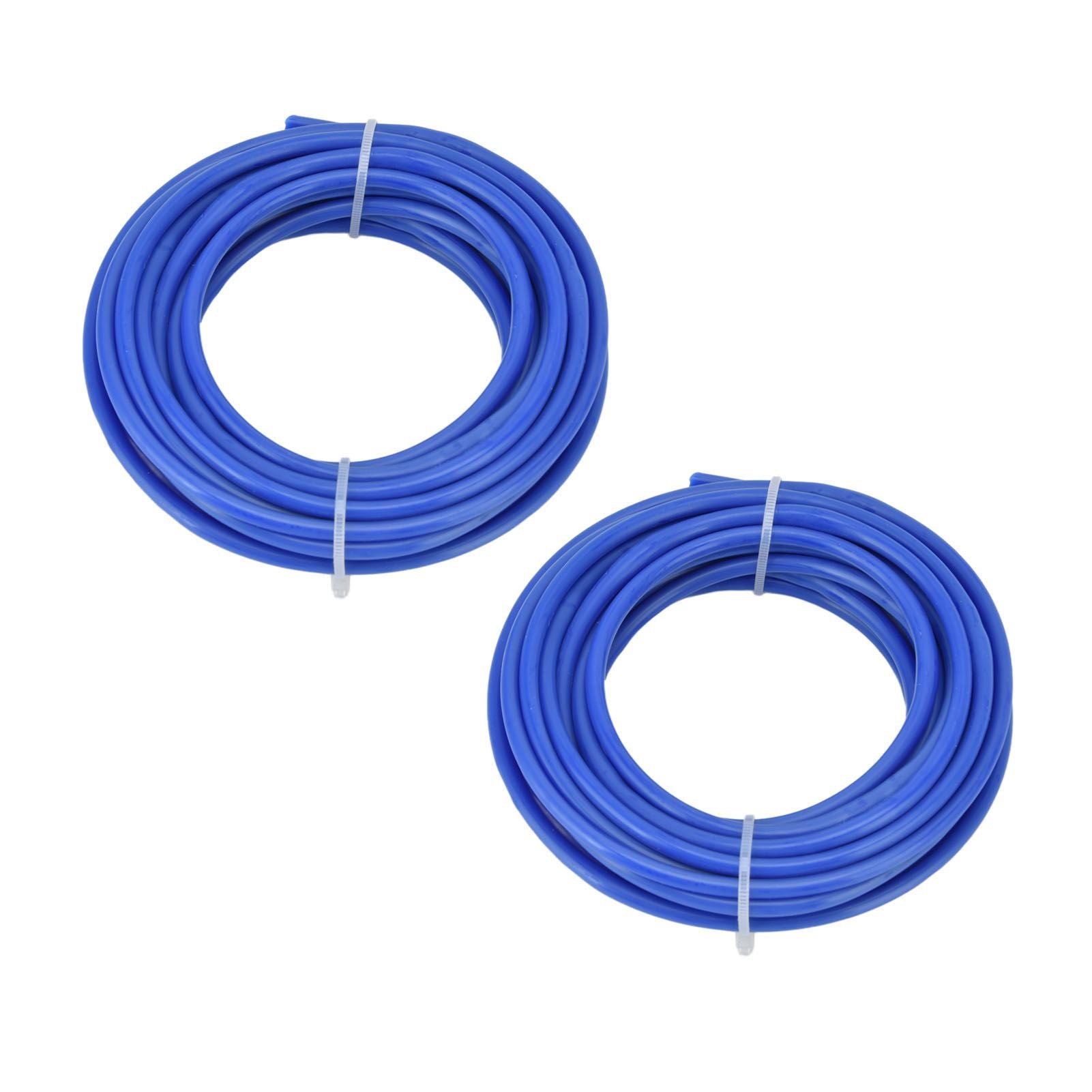 2PCS 4mm String Trimmer Line Nylon Round Trimmer Line Blue Lawn Mower Accessories for Husqvarna 5m / 16.4ft V1294-YM0523-3111220075811