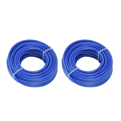 2PCS 4mm String Trimmer Line Nylon Round Trimmer Line Blue Lawn Mower Accessories for Husqvarna 10m / 32.8ft V1294-YM0523-3111220075812