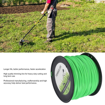 2.0mm 372 Meters Trimmer Line Lawn Mower String Cord Green String Trimmer Line for Husqvarna V1294-YM0523-3111220075911