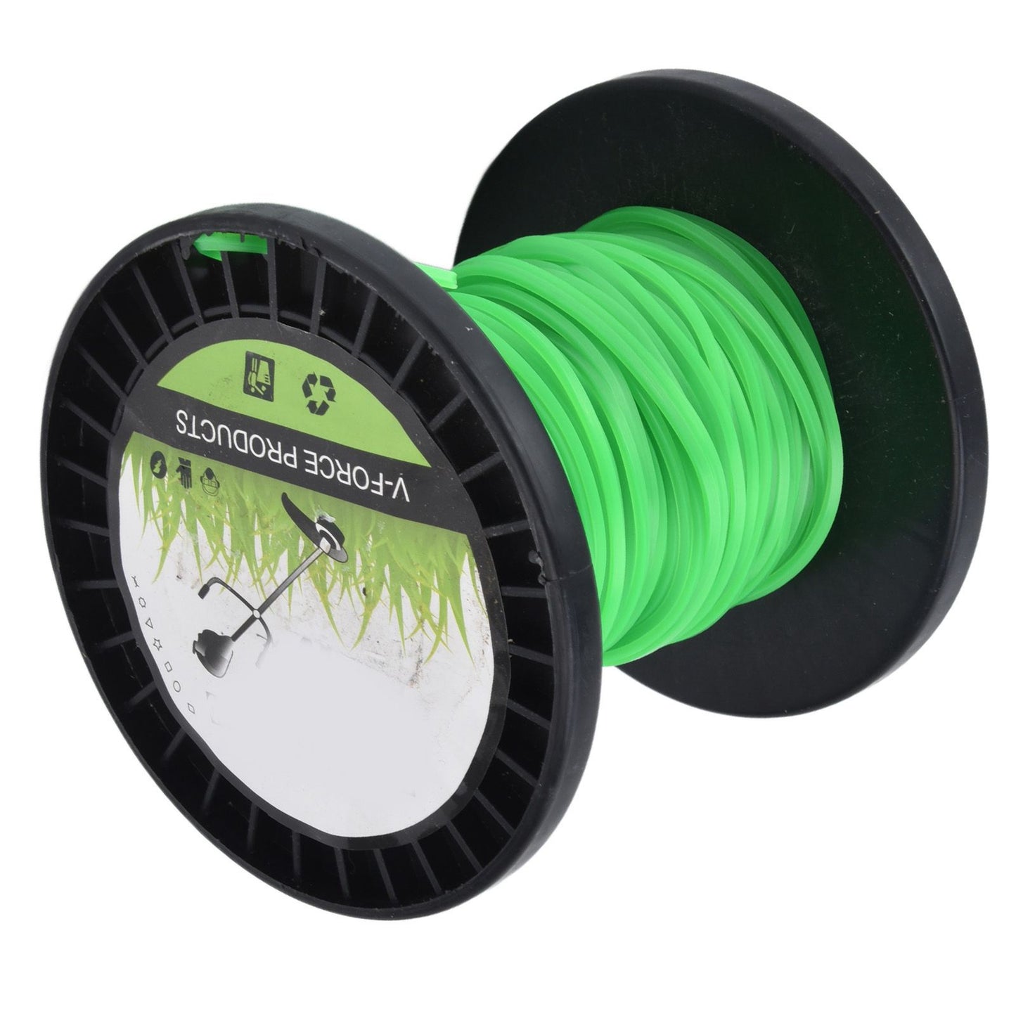 String Trimmer Line String Trimmer Line 2.0mm Trimmer Line for String Trimmer Weed Trimmer Green 30m / 98.4ft V1294-YM0523-3111220076011