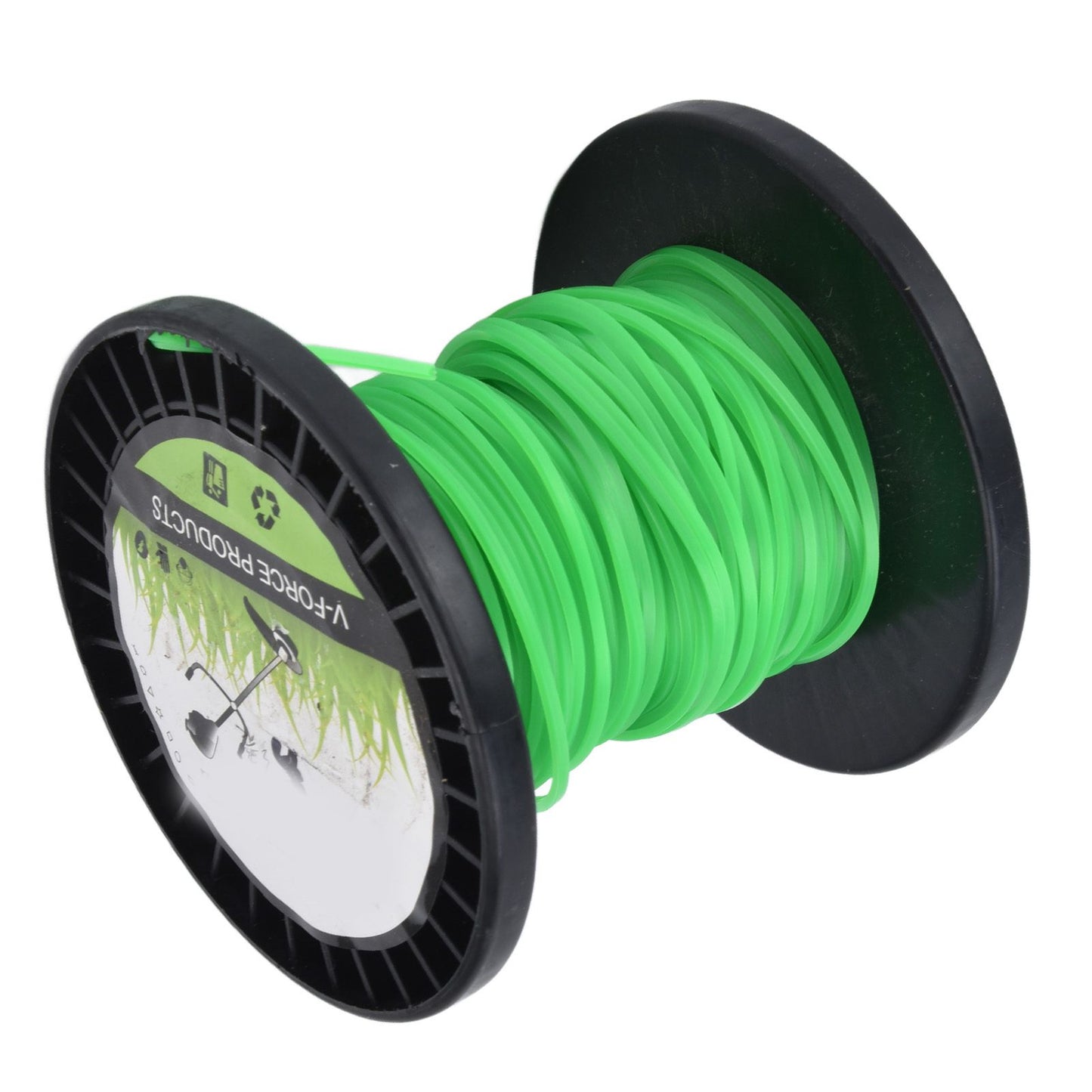 String Trimmer Line String Trimmer Line 2.0mm Trimmer Line for String Trimmer Weed Trimmer Green 30m / 98.4ft V1294-YM0523-3111220076011
