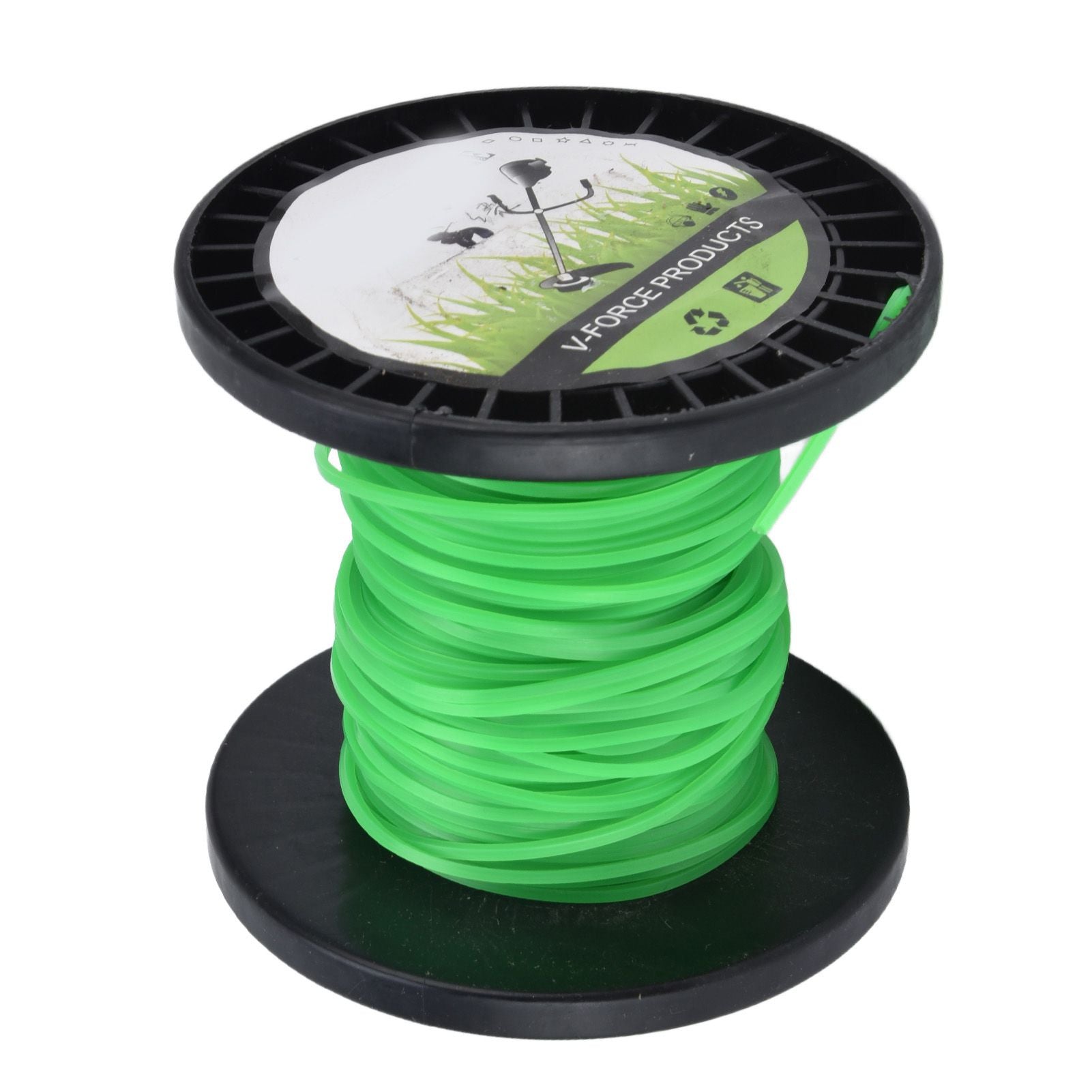 String Trimmer Line String Trimmer Line 2.0mm Trimmer Line for String Trimmer Weed Trimmer Green 30m / 98.4ft V1294-YM0523-3111220076011