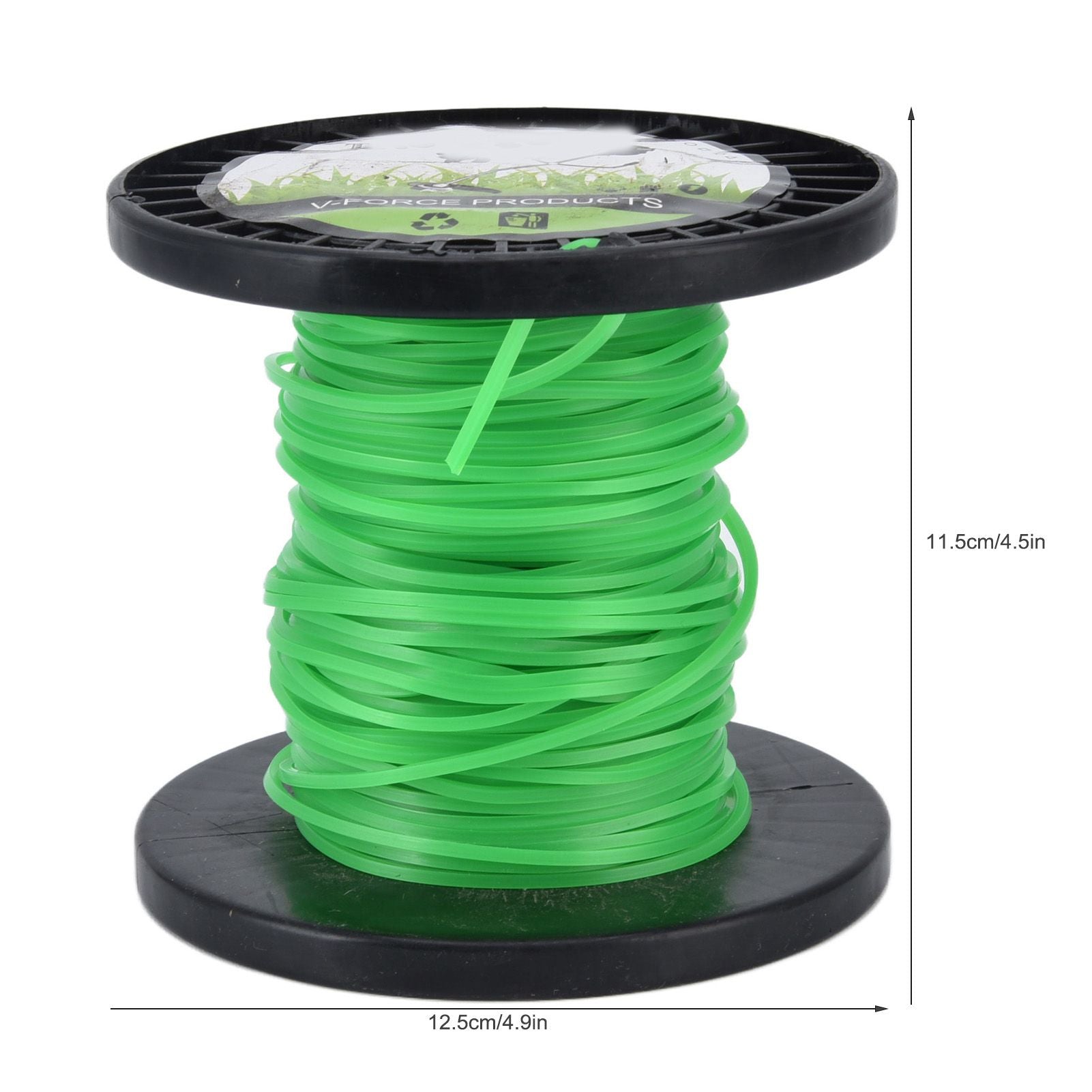 String Trimmer Line String Trimmer Line 2.0mm Trimmer Line for String Trimmer Weed Trimmer Green 30m / 98.4ft V1294-YM0523-3111220076011