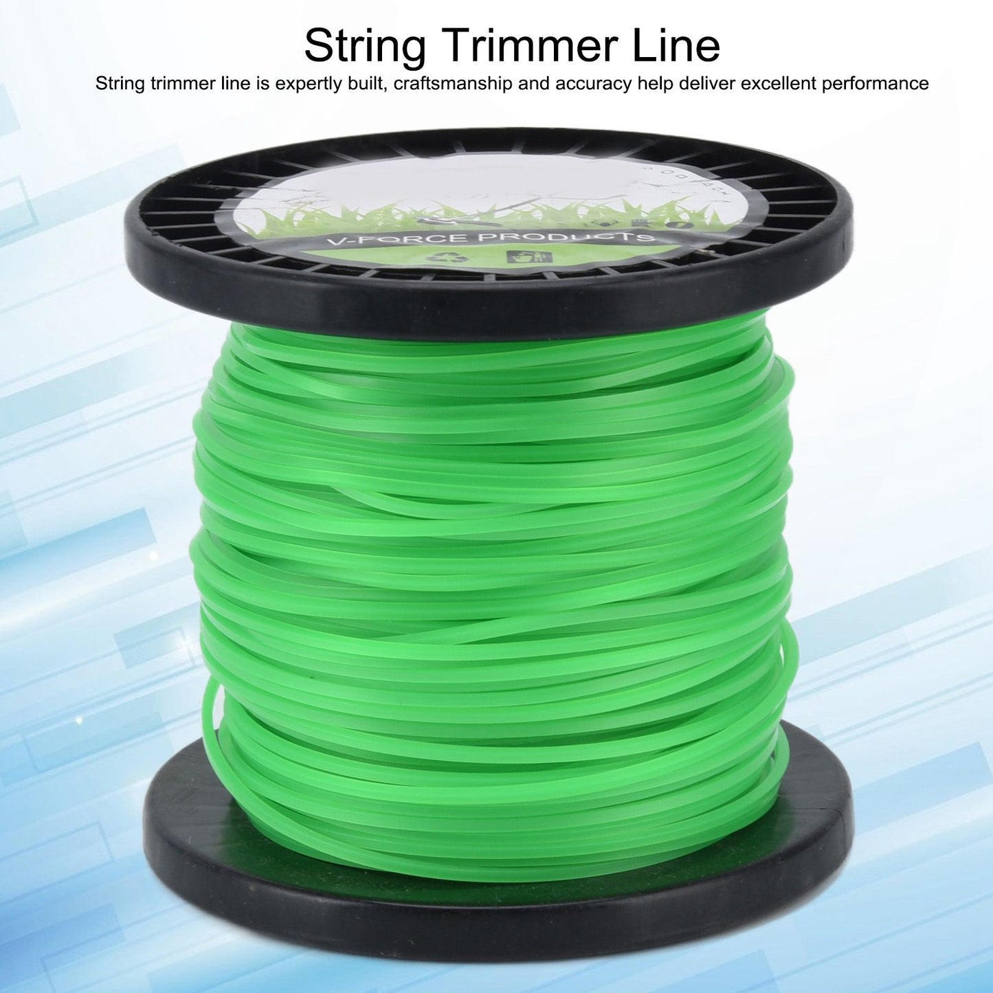 String Trimmer Line String Trimmer Line 2.0mm Trimmer Line for String Trimmer Weed Trimmer Green 100m / V1294-YM0523-3111220076013