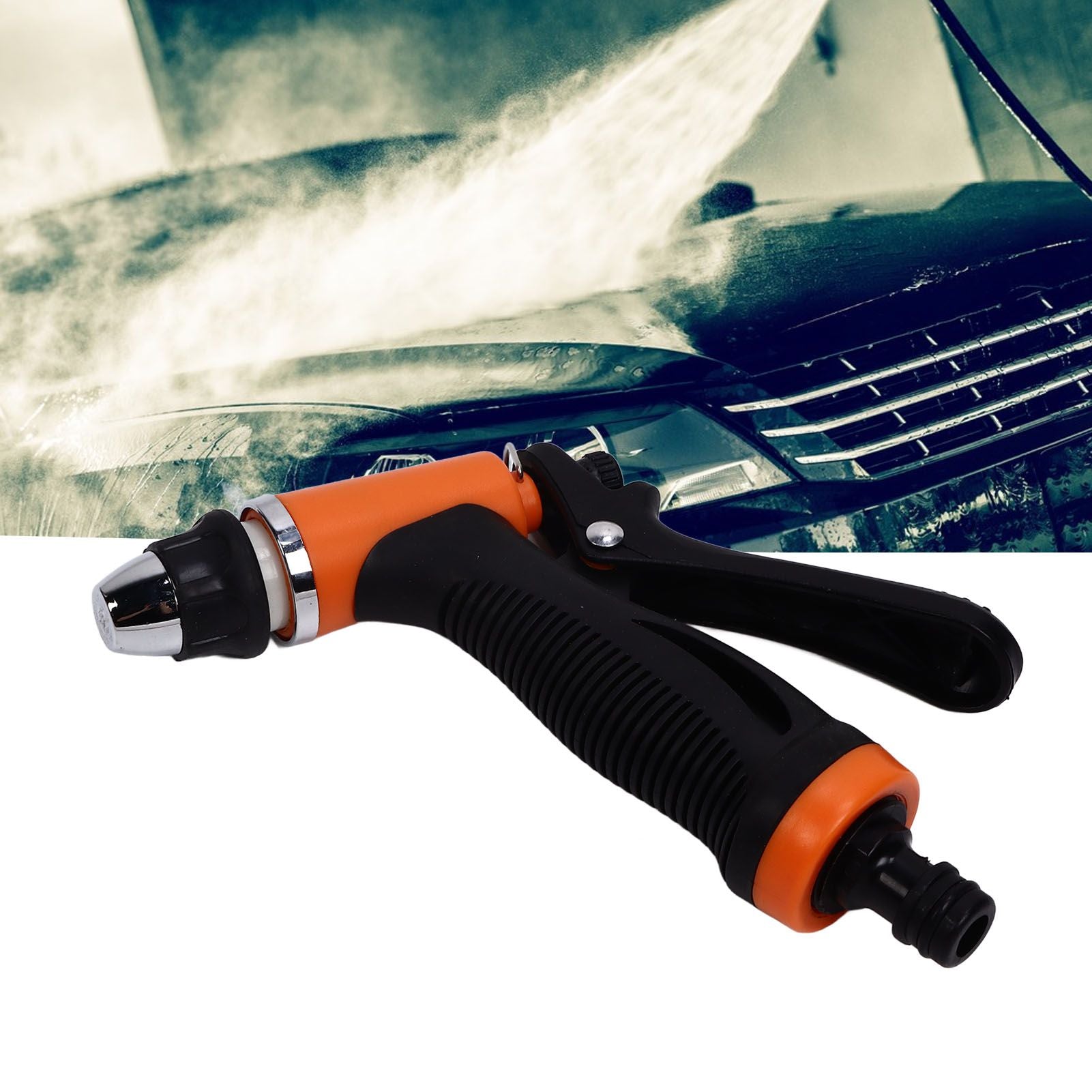 12V Pressure Washer 100W Portable Car Washer Pump Cleaning Kit for Home Garden G1/2 External Thread V1294-YM0523-3111220076411