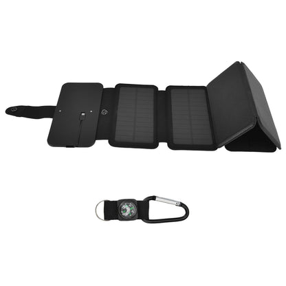 Solar Power Bank Foldable Dual Output Portable Universal Direct Charging Charger for 3 Proof Mobile Power V1294-YM0523-3111220077812