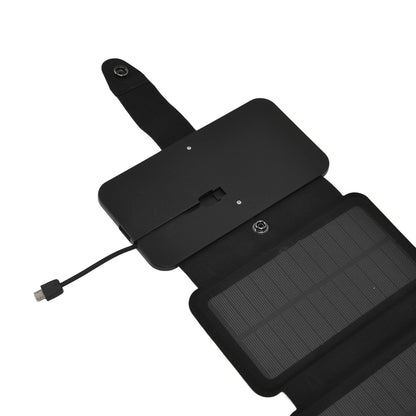 Solar Power Bank Foldable Dual Output Portable Universal Direct Charging Charger for 3 Proof Mobile Power V1294-YM0523-3111220077812