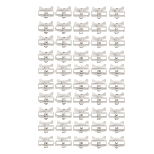 50Pcs Electric Fence Wire Tightener Portable Garden Electronic Fence Alloy Wire Tensioner Gray V1294-YM0523-3111220078711