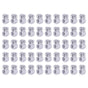 50 Pcs/set 2.1CM Insulator Screws Pulse Grid System Accessories for Electronic Fence Bearing Rod Gray V1294-YM0523-3111220078811