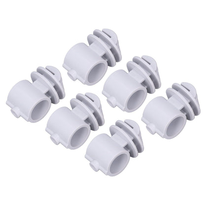 50 Pcs/set 2.1CM Insulator Screws Pulse Grid System Accessories for Electronic Fence Bearing Rod Gray V1294-YM0523-3111220078811