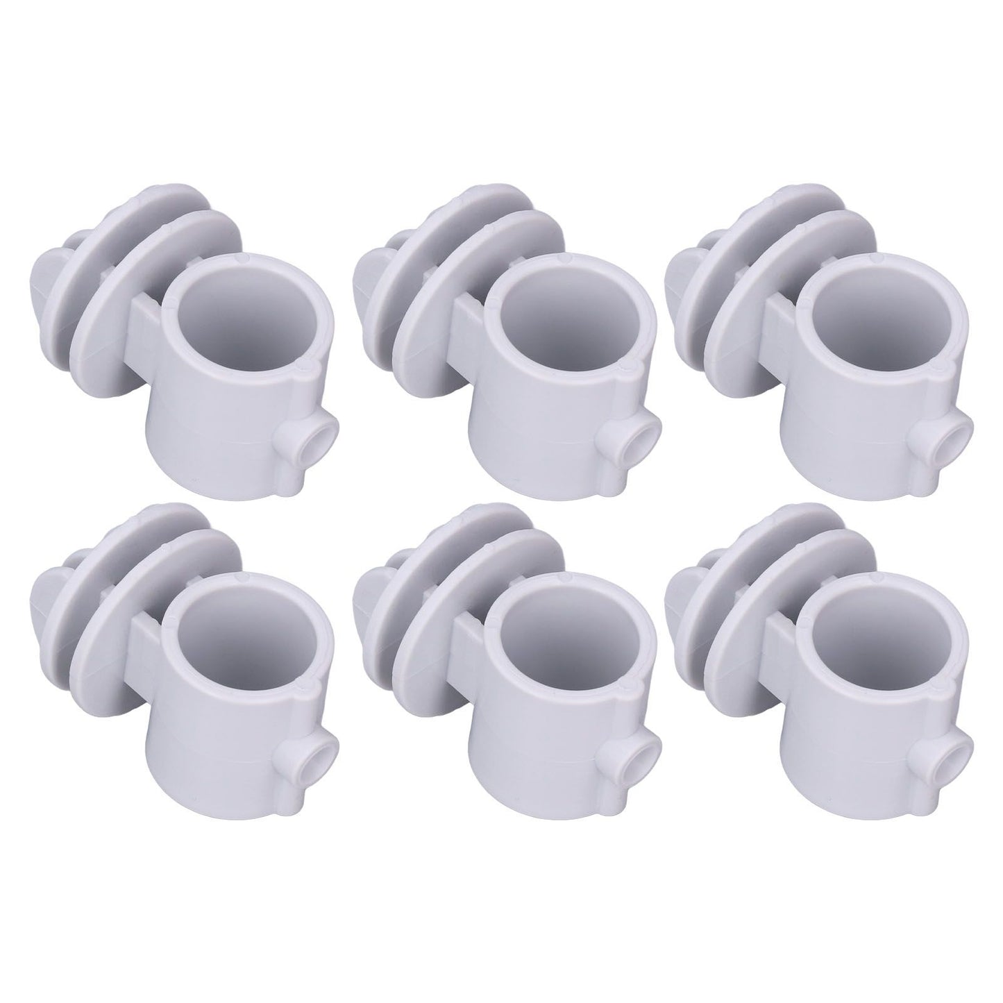 50 Pcs/set 2.1CM Insulator Screws Pulse Grid System Accessories for Electronic Fence Bearing Rod Gray V1294-YM0523-3111220078811