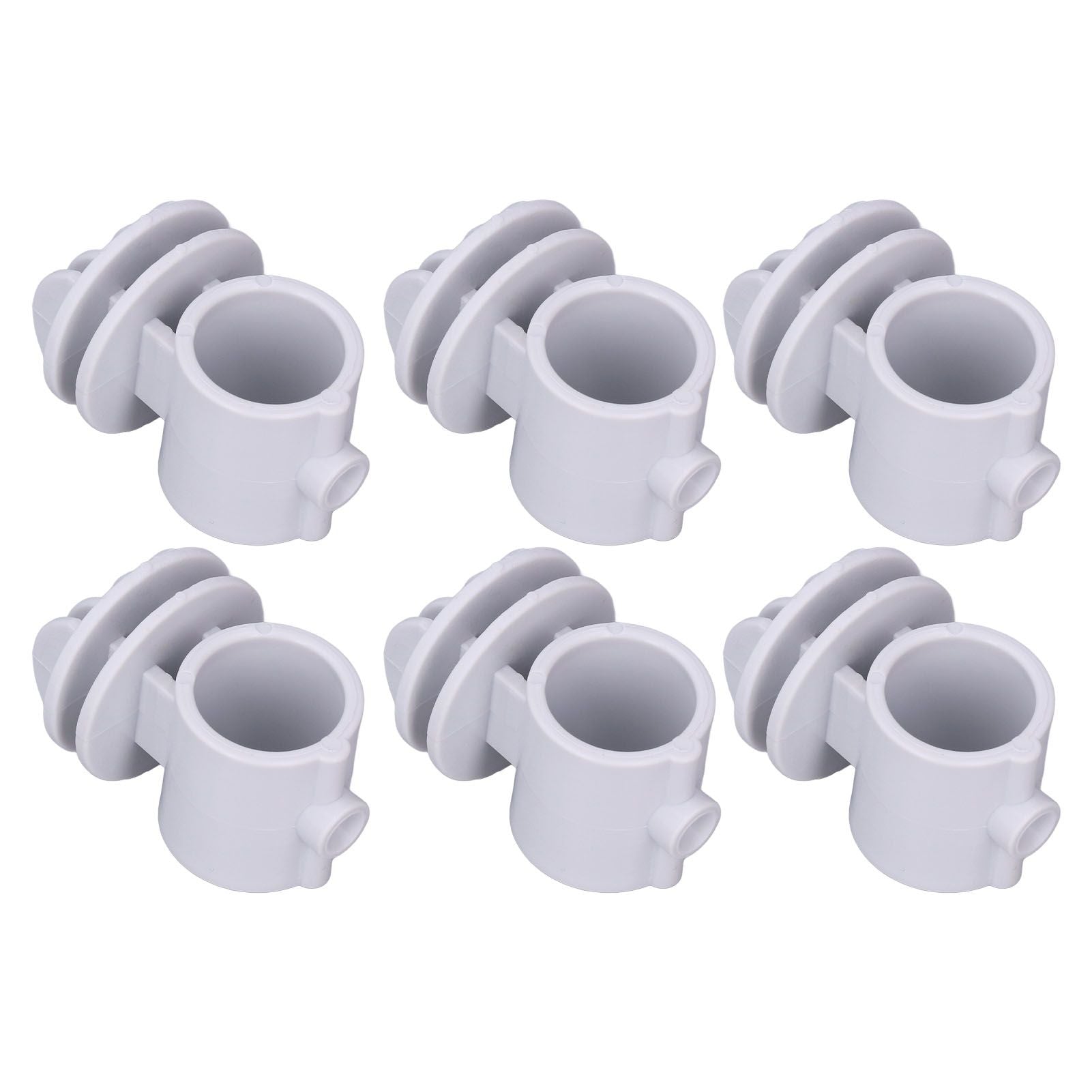 50 Pcs/set 2.1CM Insulator Screws Pulse Grid System Accessories for Electronic Fence Bearing Rod Gray V1294-YM0523-3111220078811