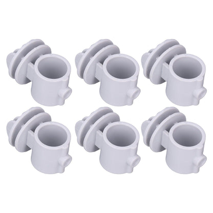 50 Pcs/set 2.1CM Insulator Screws Pulse Grid System Accessories for Electronic Fence Bearing Rod Gray V1294-YM0523-3111220078811